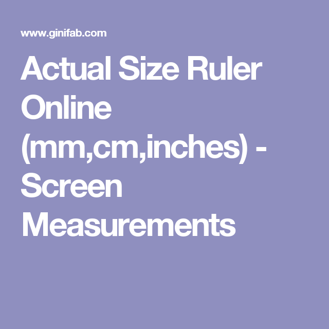 Detail Ruler Real Size Nomer 28