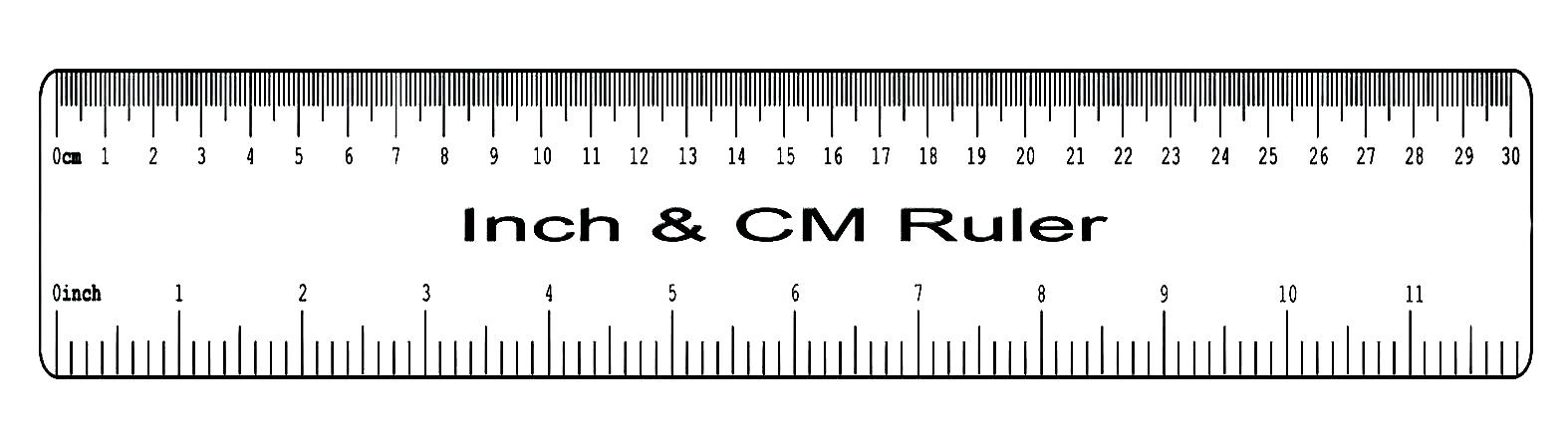 Detail Ruler Real Size Nomer 40