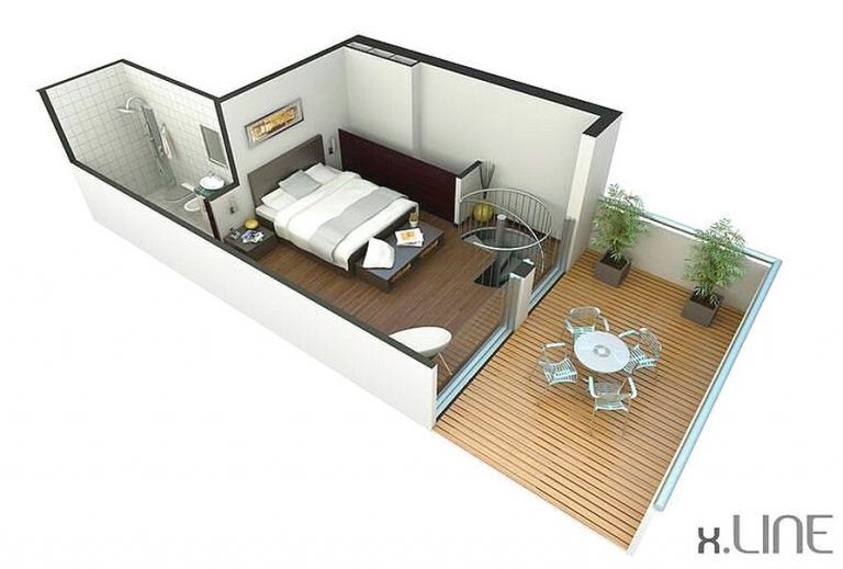 Detail Rumah 1 Kamar Minimalis Nomer 21