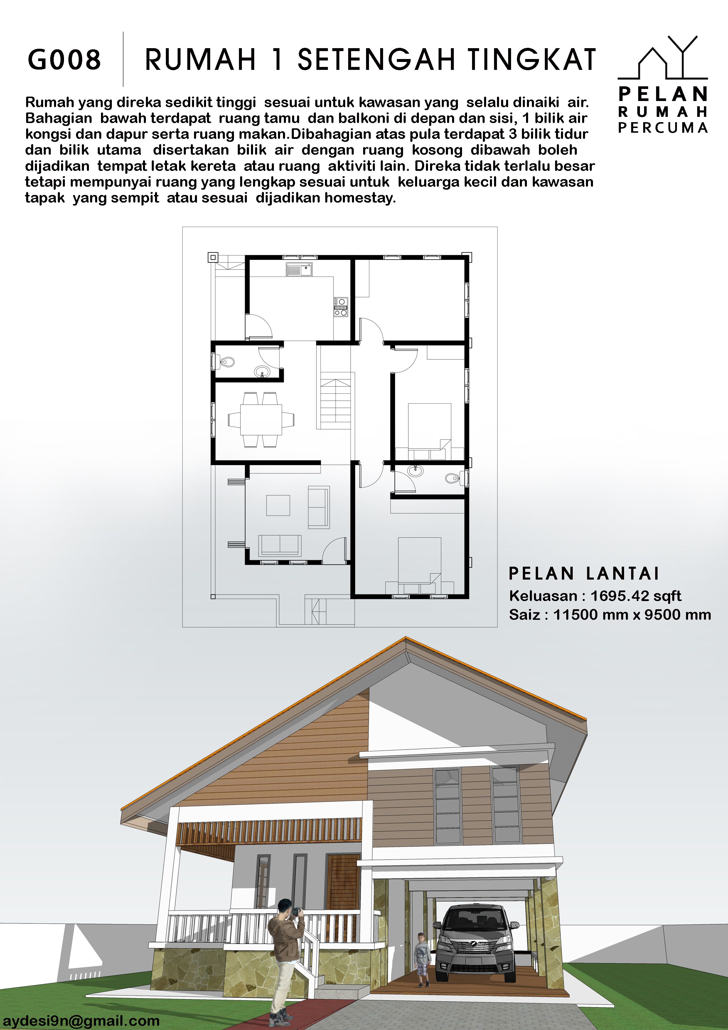 Detail Rumah 1 Setengah Tingkat Nomer 19