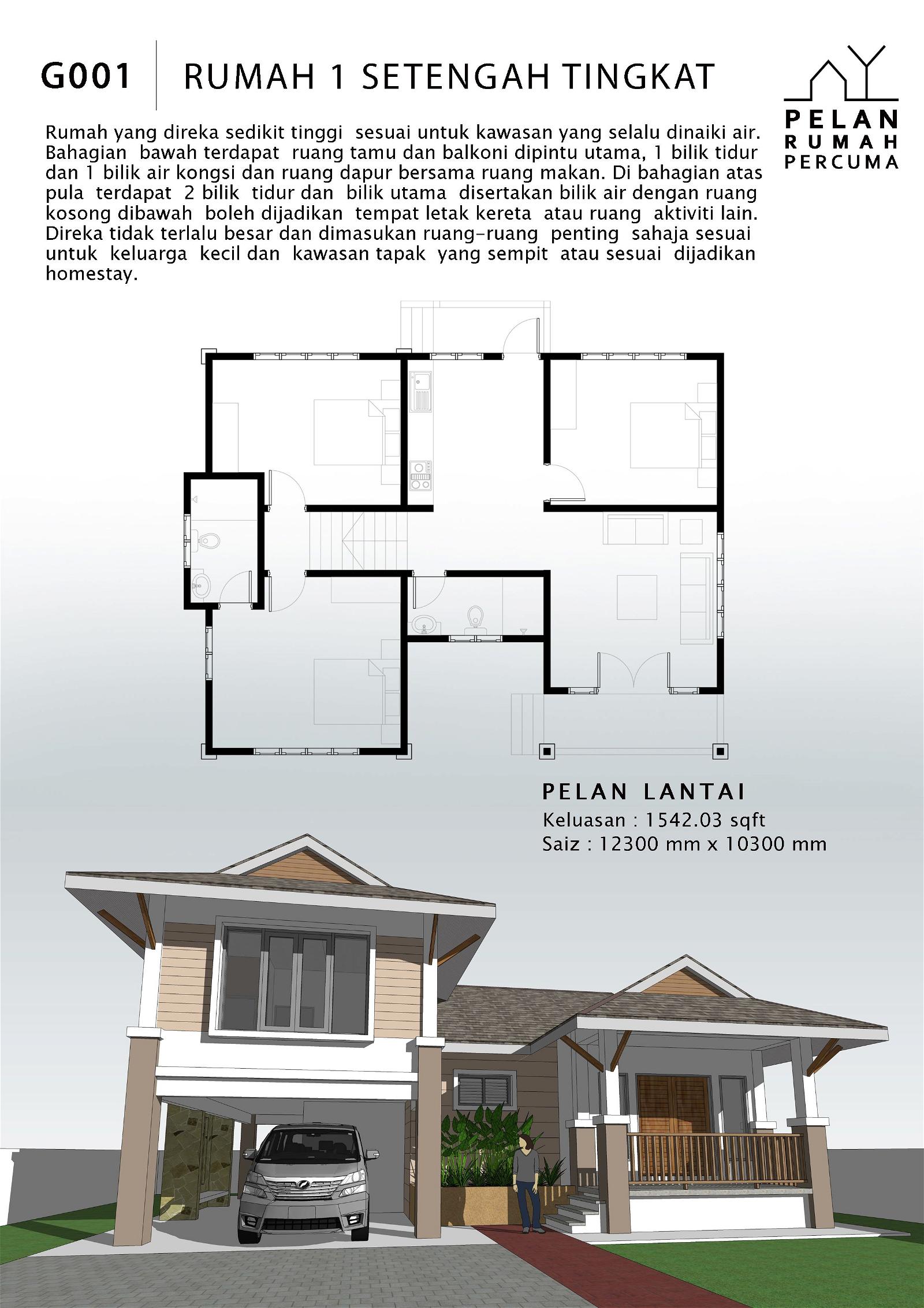 Detail Rumah 1 Setengah Tingkat Nomer 54