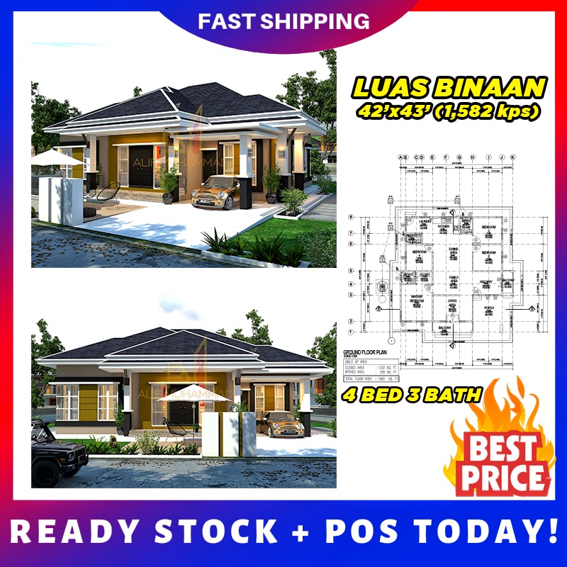 Detail Rumah 1 Tingkat Nomer 50