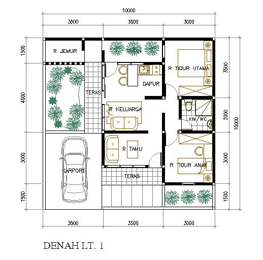 Detail Rumah 10 Meter Nomer 8