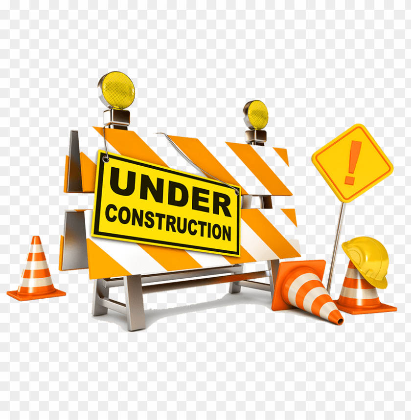 Detail Under Construction Transparent Background Nomer 8
