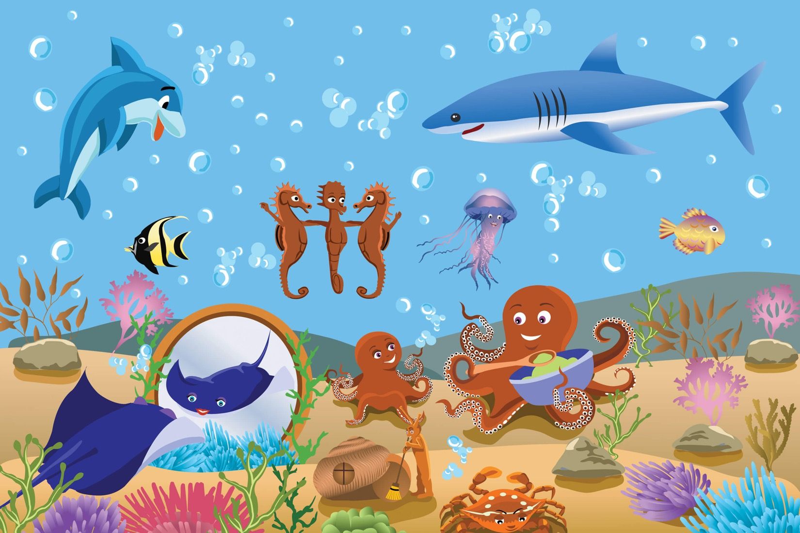 Detail Under The Sea Wallpaper Nomer 46