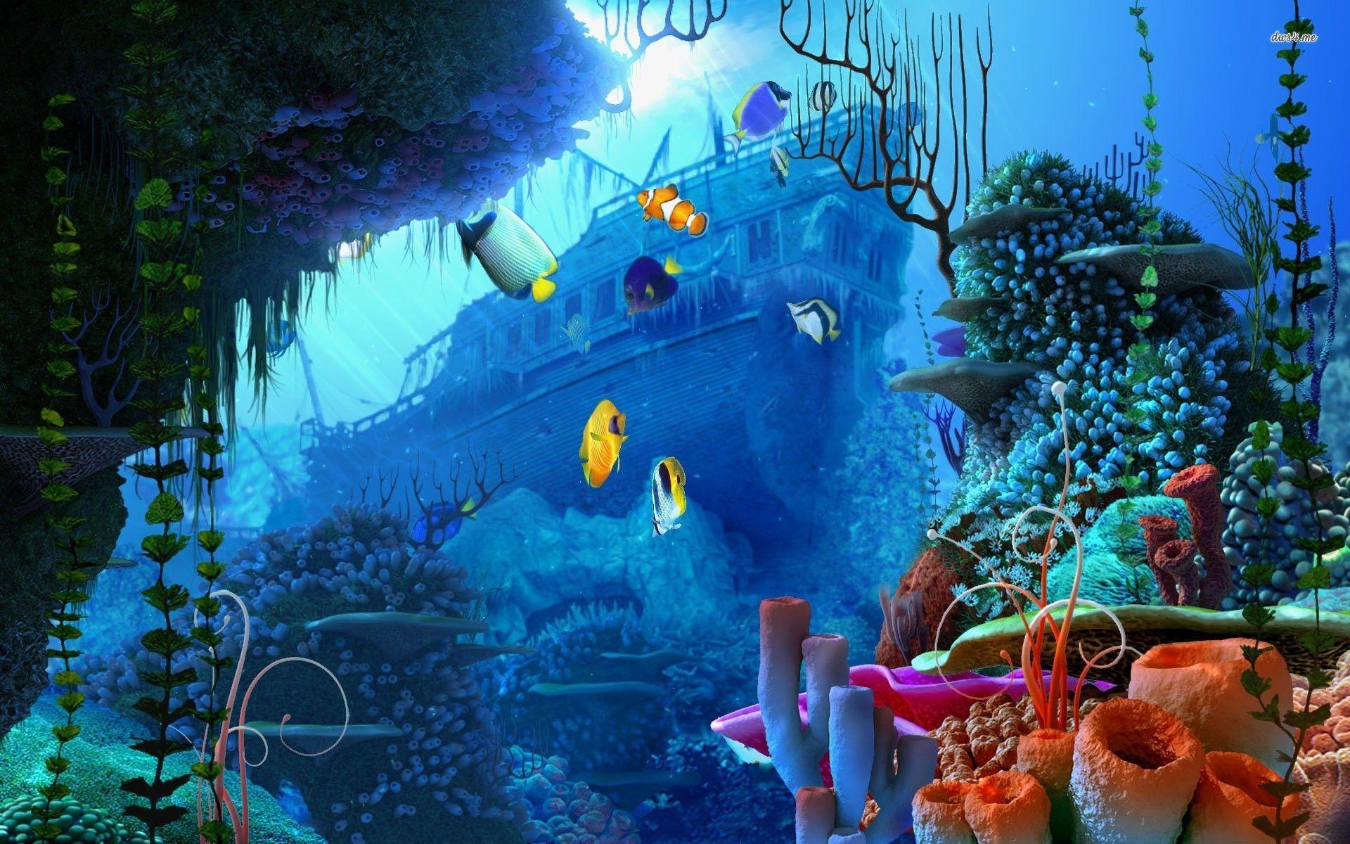 Detail Undersea Wallpaper Nomer 3