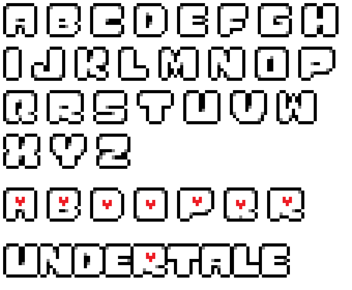 Detail Undertale Font Nomer 8