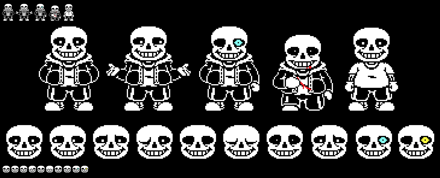 Undertale Sans Sprite - KibrisPDR