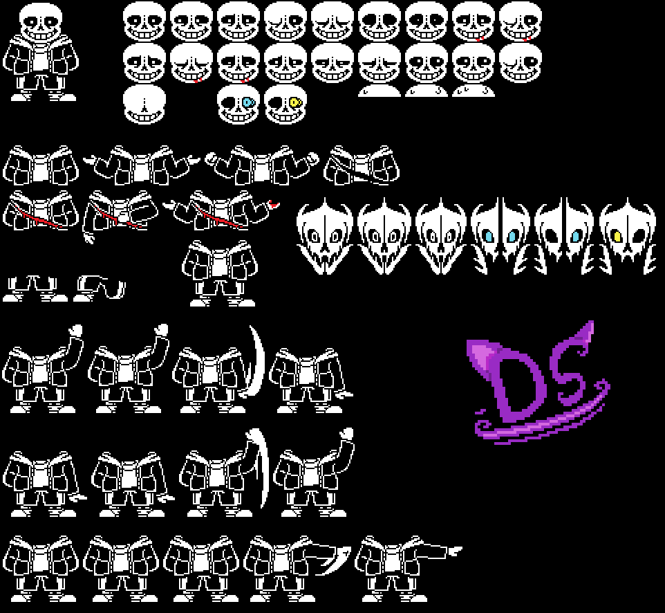 Detail Undertale Sans Sprite Nomer 4