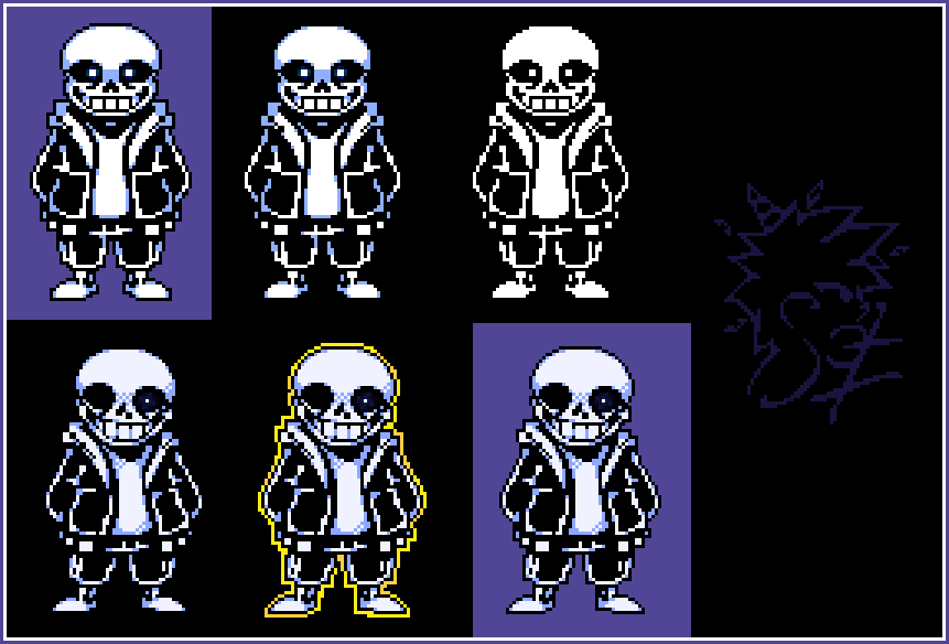 Detail Undertale Sans Sprite Nomer 30