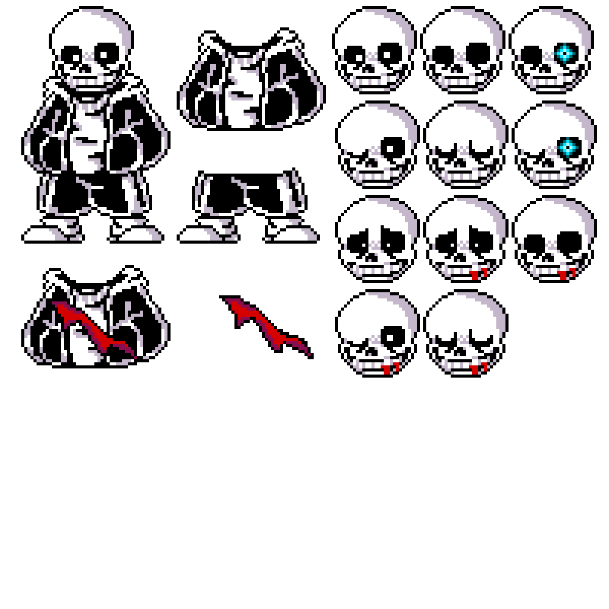 Detail Undertale Sans Sprite Nomer 31