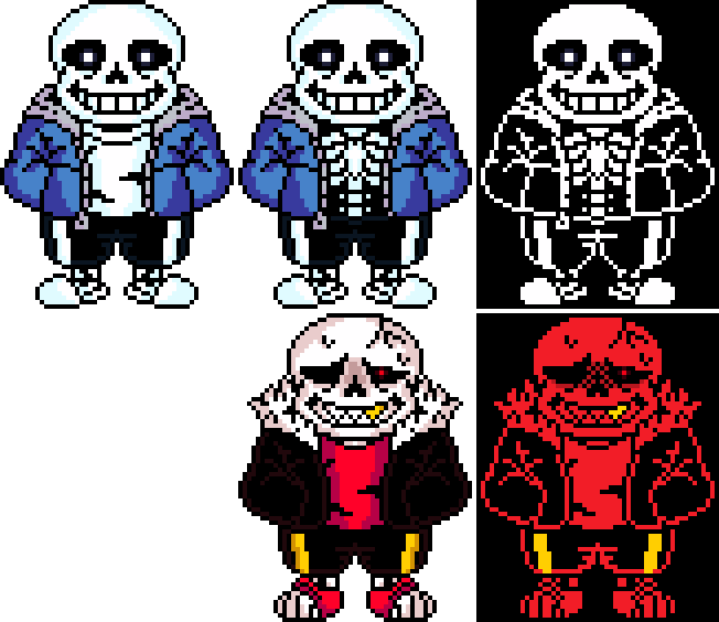 Detail Undertale Sans Sprite Nomer 37