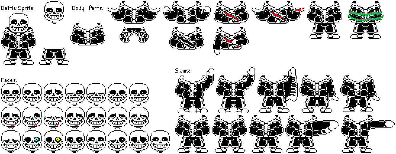 Detail Undertale Sans Sprite Nomer 52