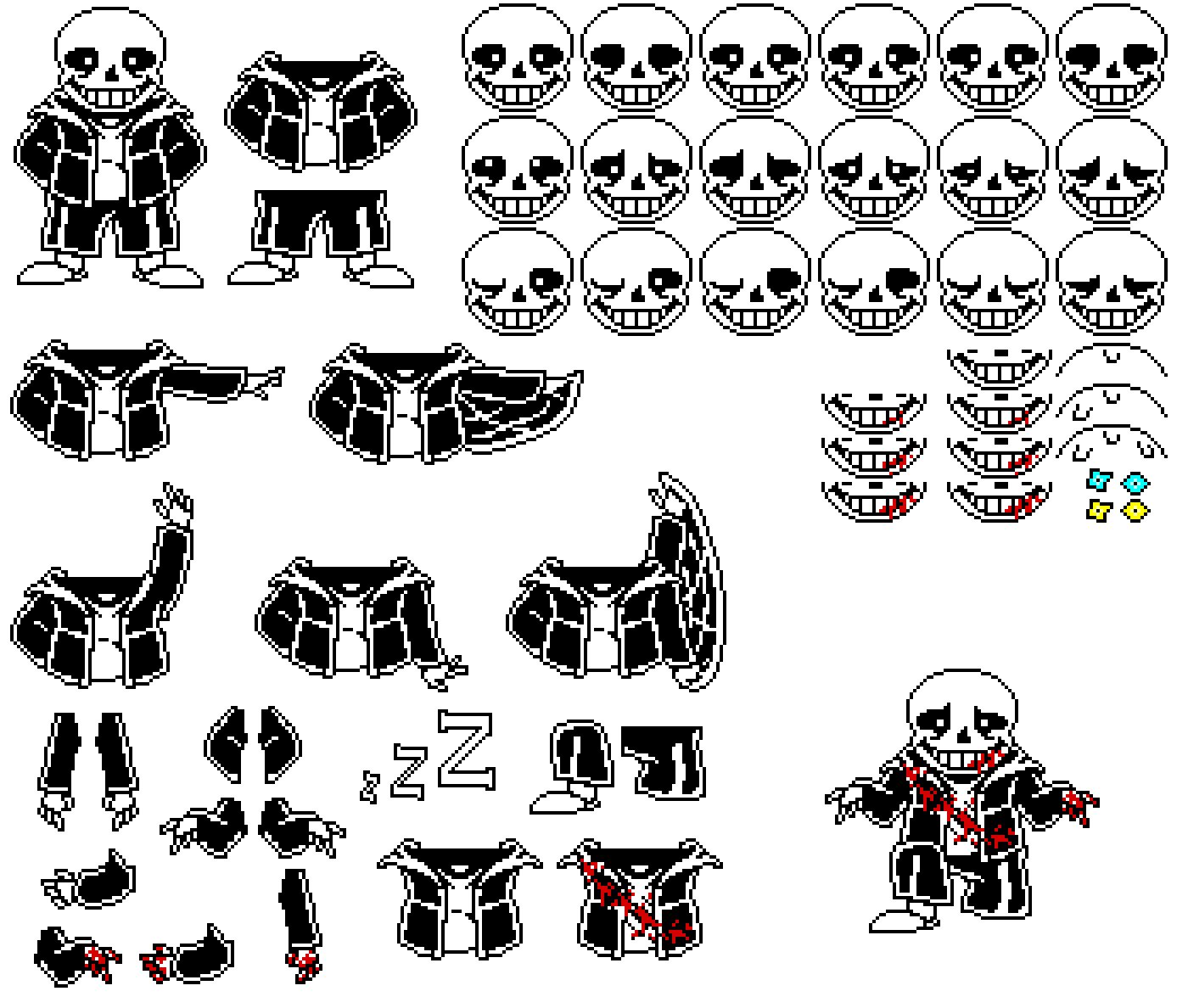 Detail Undertale Sans Sprite Nomer 56