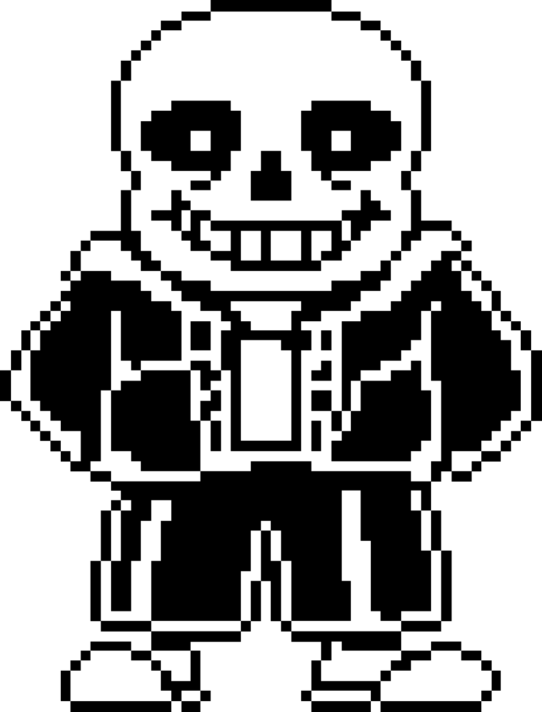 Detail Undertale Sans Sprite Nomer 7