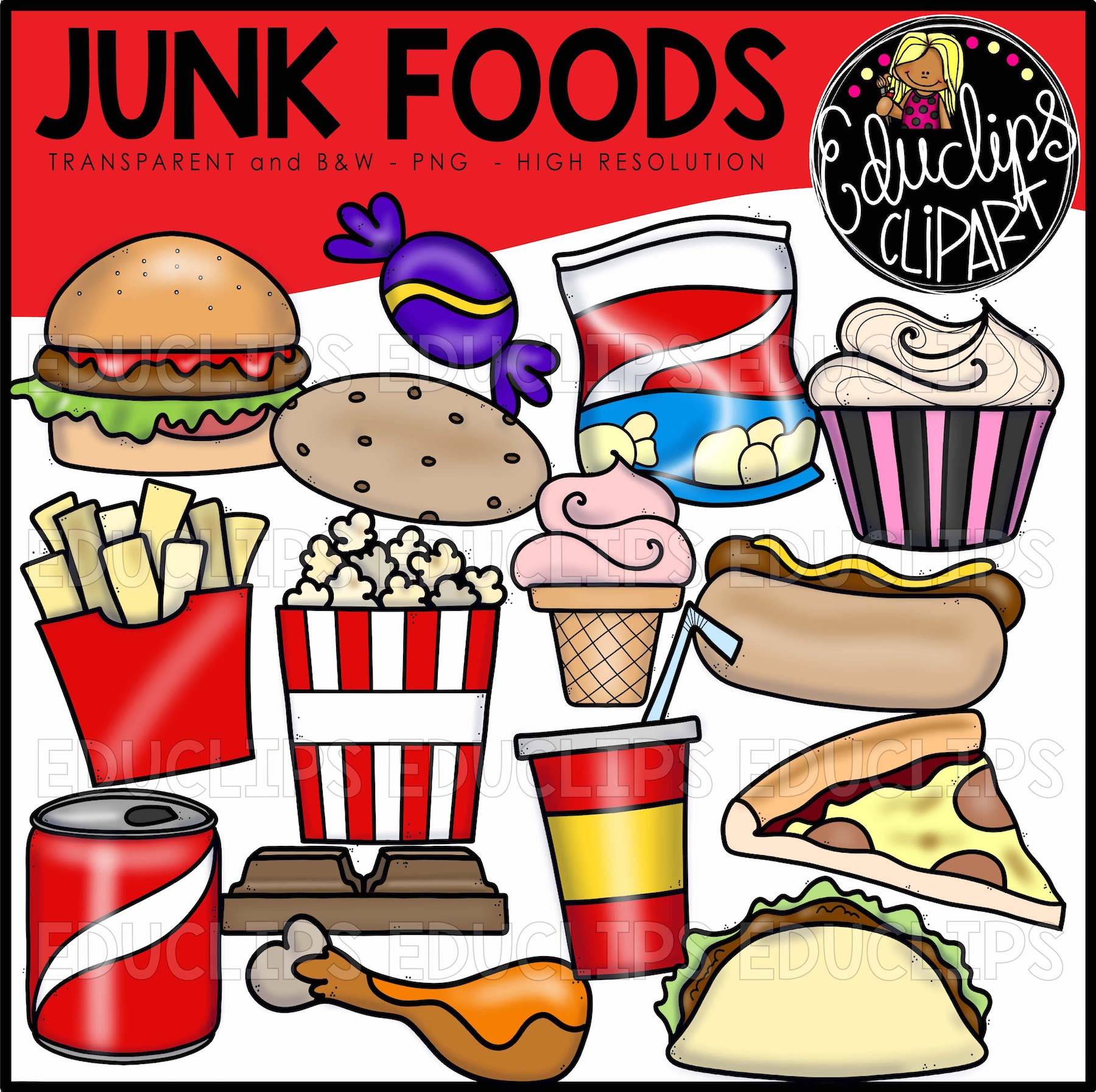 Detail Unhealthy Food Clipart Nomer 8