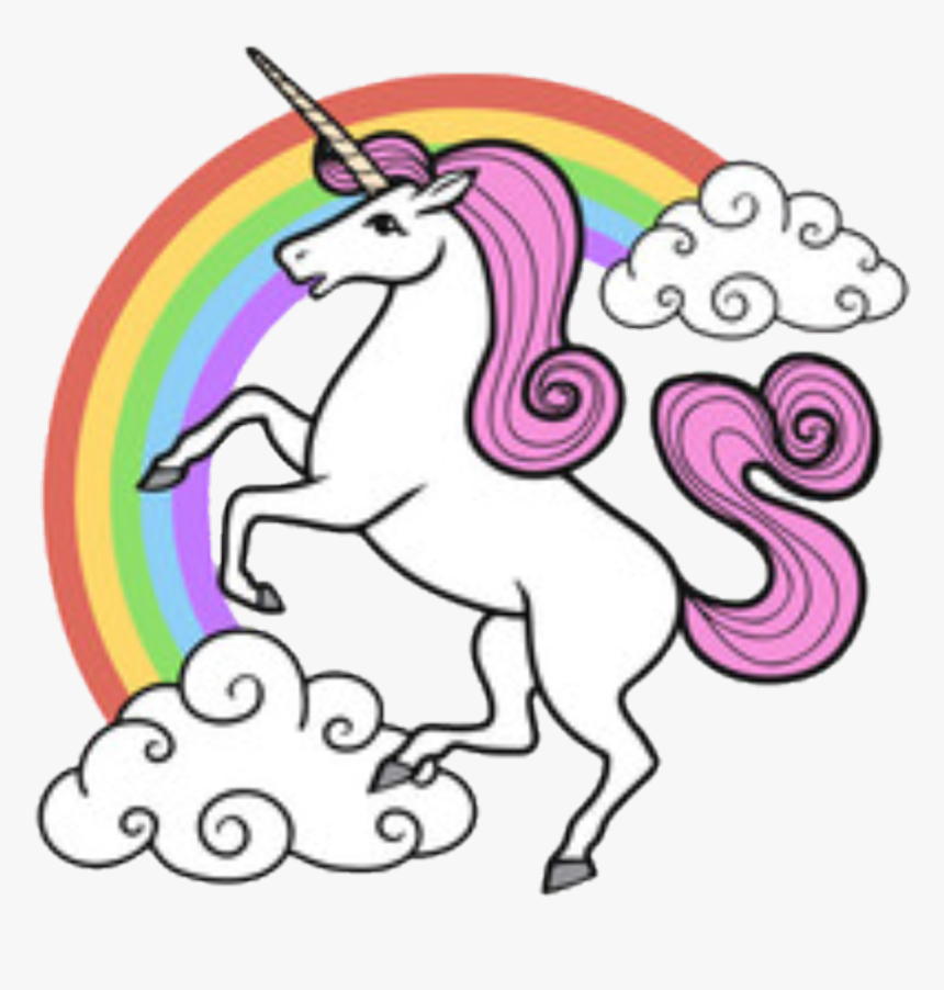 Detail Unicorn And Rainbow Clipart Nomer 2