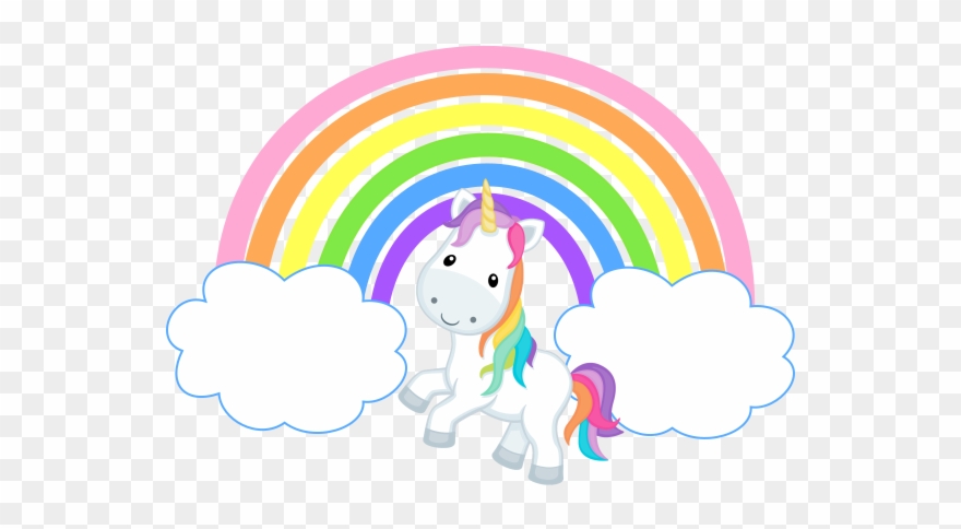 Detail Unicorn And Rainbow Clipart Nomer 4