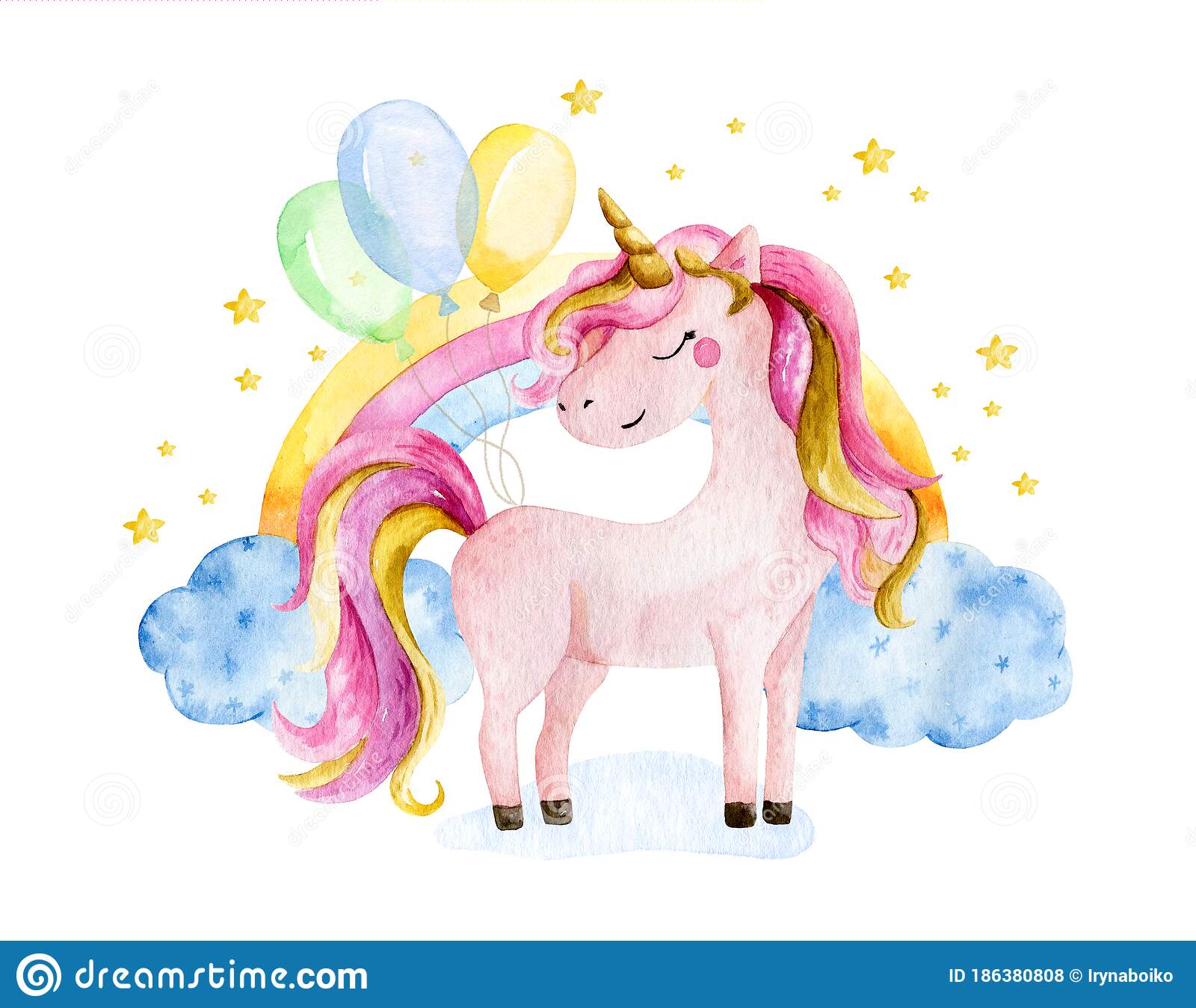 Detail Unicorn And Rainbow Clipart Nomer 5
