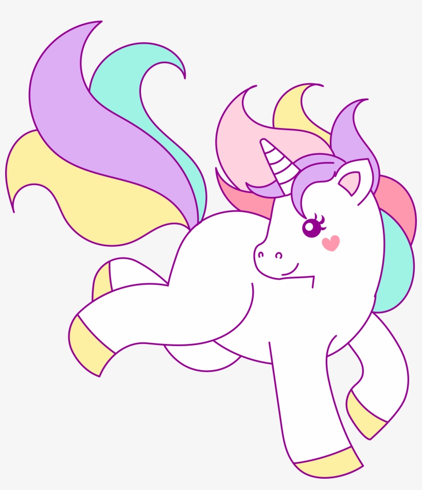 Detail Unicorn And Rainbow Clipart Nomer 49