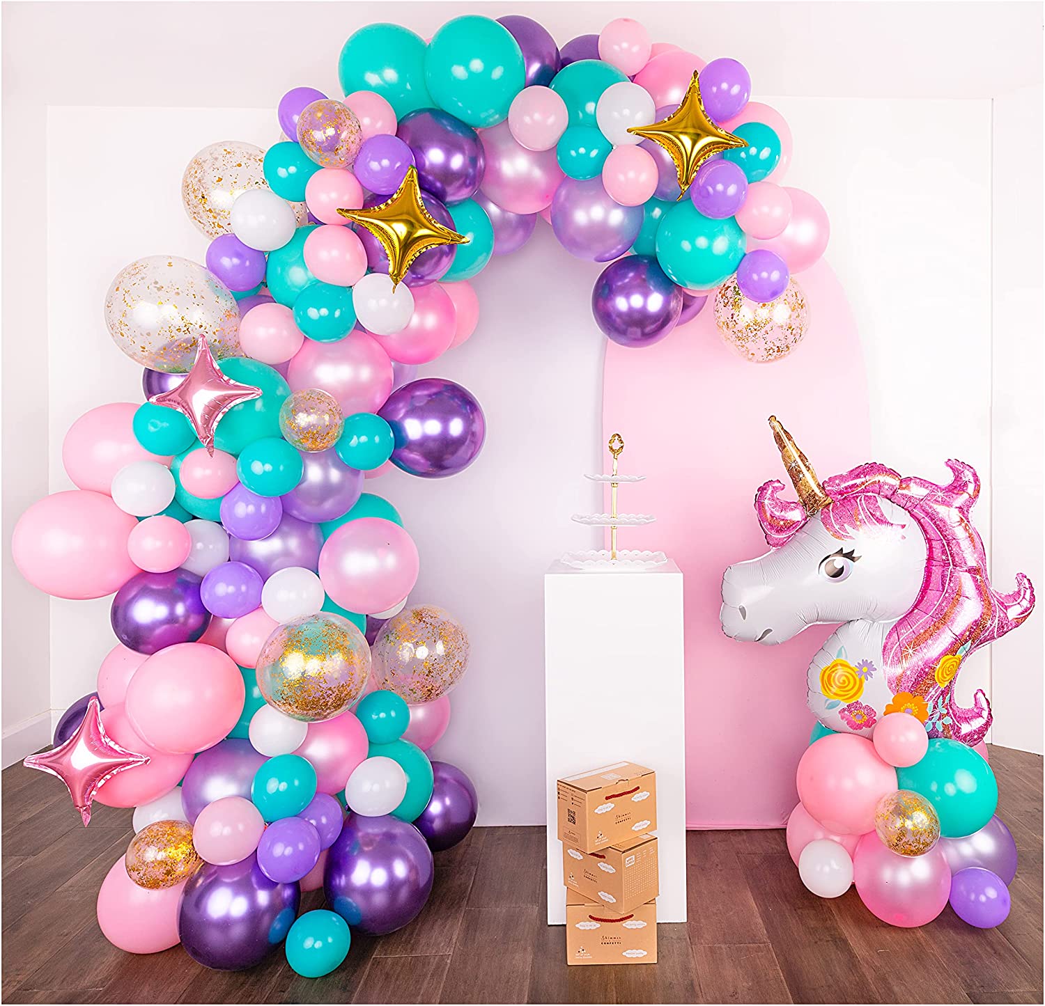 Detail Unicorn Balloon Columns Nomer 2