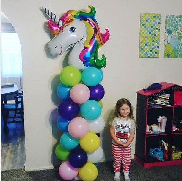 Detail Unicorn Balloon Columns Nomer 37