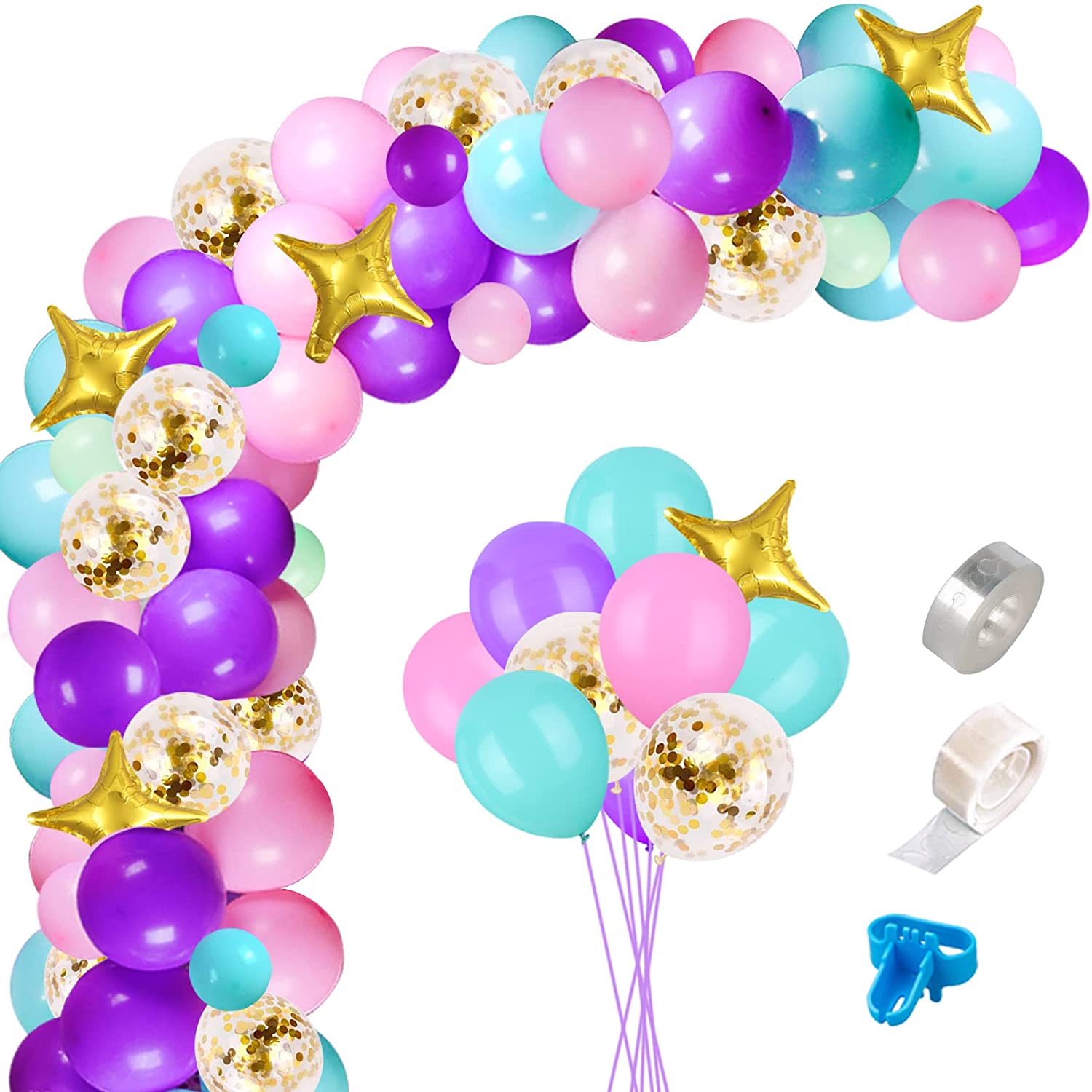 Detail Unicorn Balloon Garland Kit Nomer 35