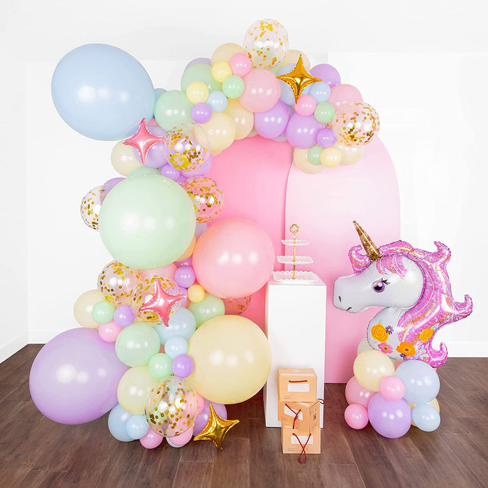 Detail Unicorn Balloon Garland Kit Nomer 5