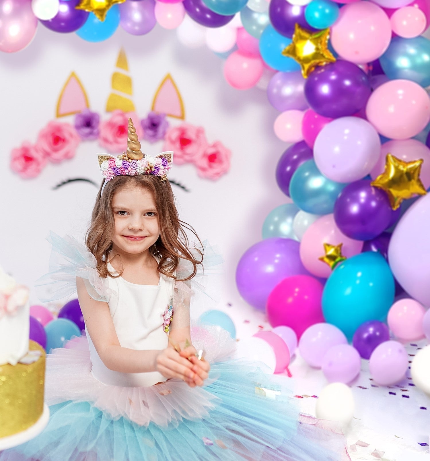 Detail Unicorn Balloon Garland Kit Nomer 52