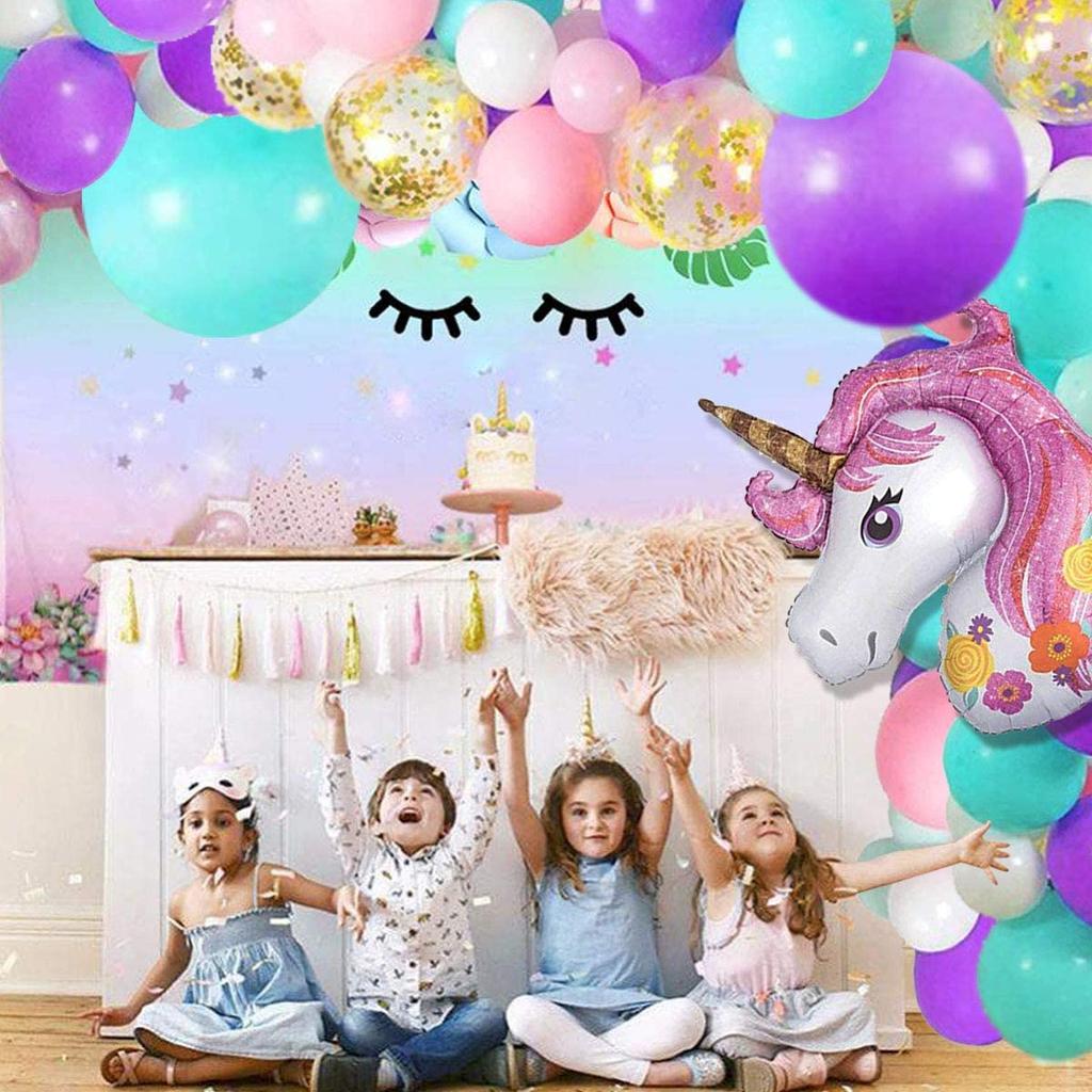 Detail Unicorn Balloon Garland Kit Nomer 54