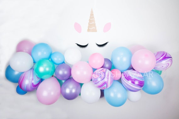 Detail Unicorn Balloon Garland Kit Nomer 55