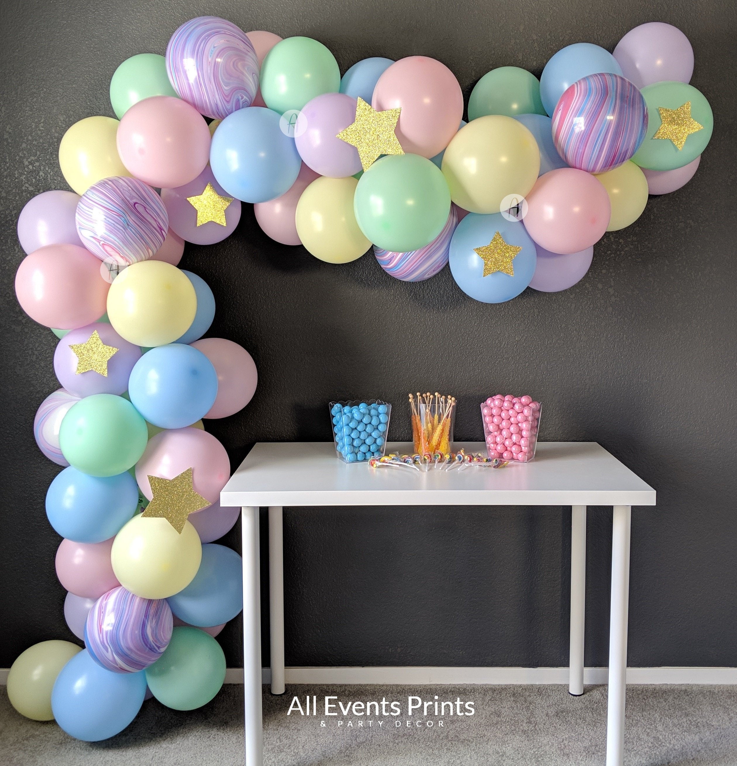 Detail Unicorn Balloon Garland Kit Nomer 10