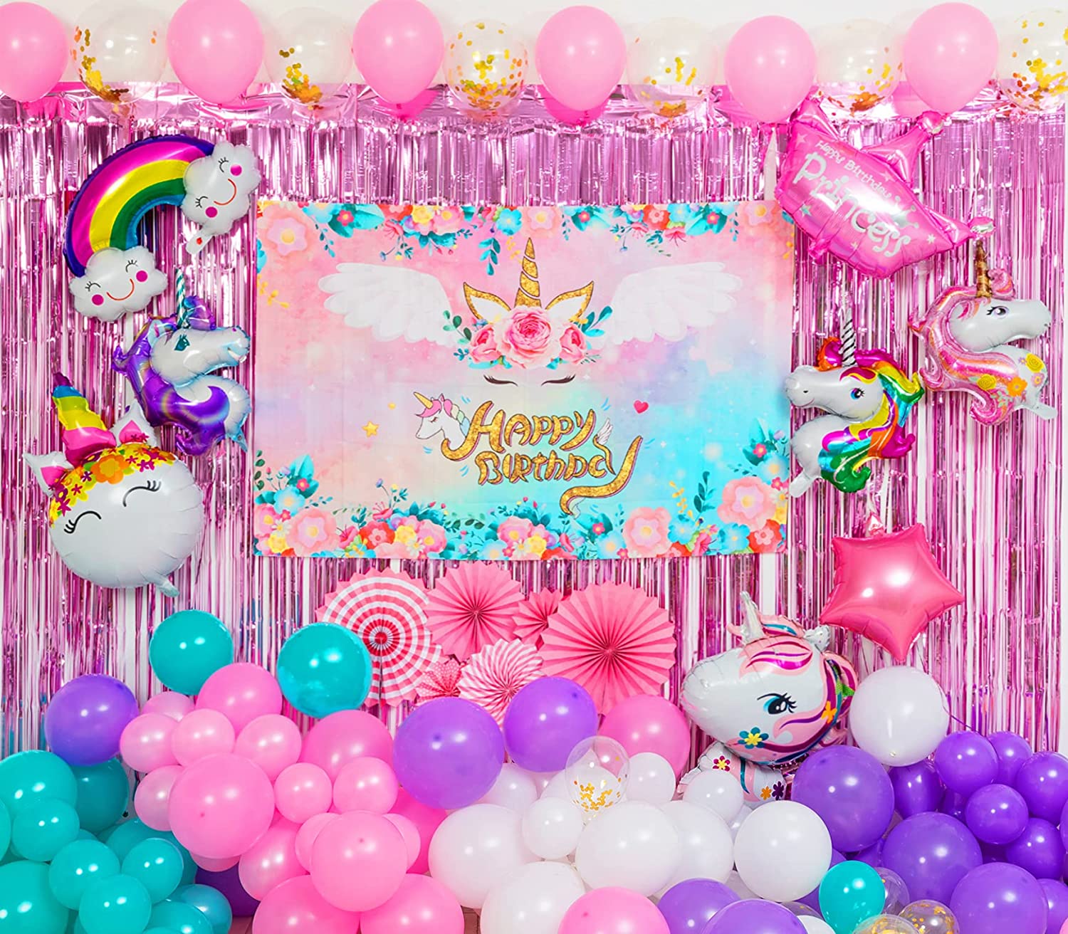 Detail Unicorn Balloon Keychain Nomer 18