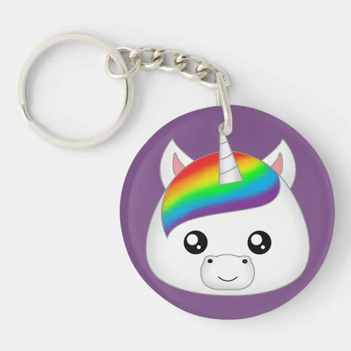 Detail Unicorn Balloon Keychain Nomer 32