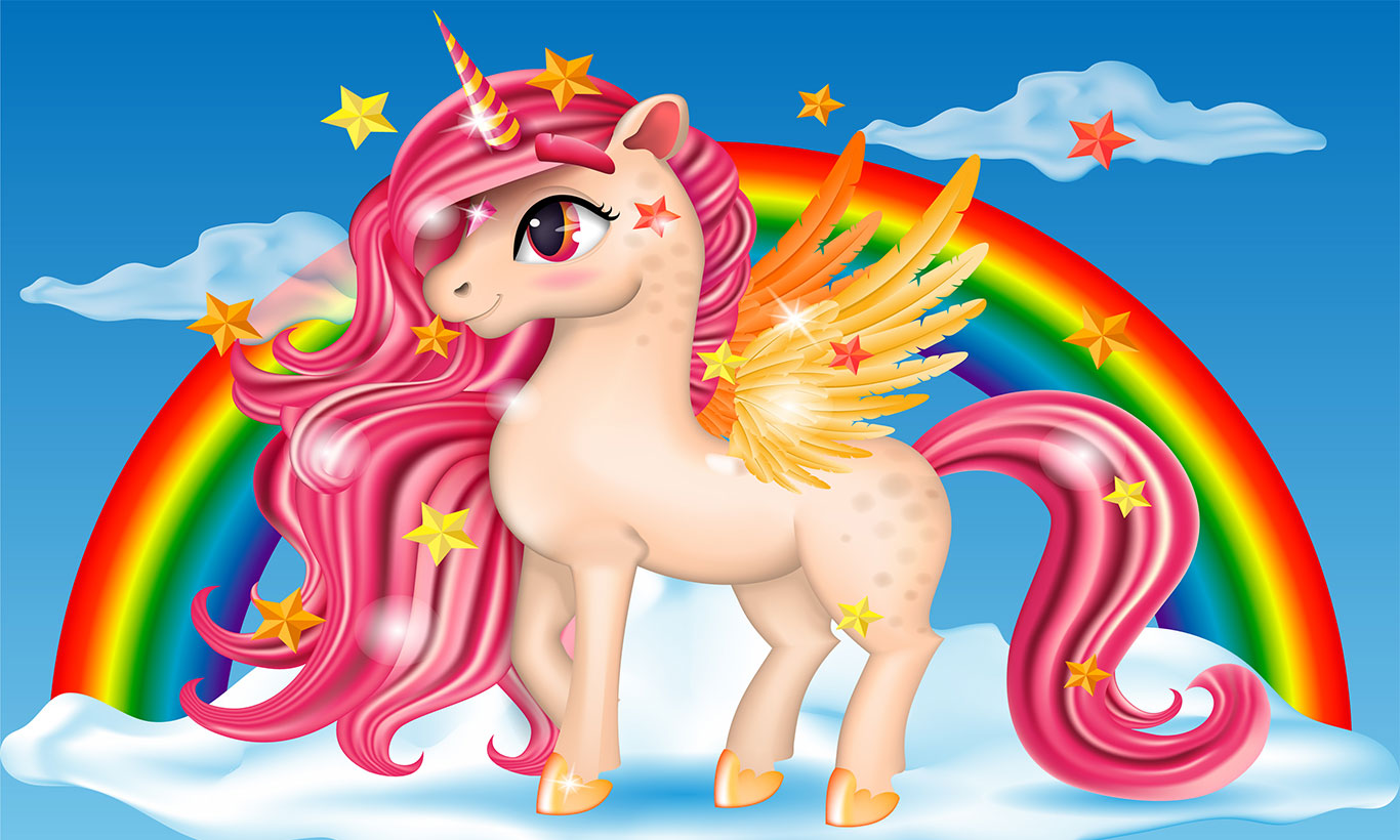 Detail Unicorn Cartoon Wallpaper Nomer 3