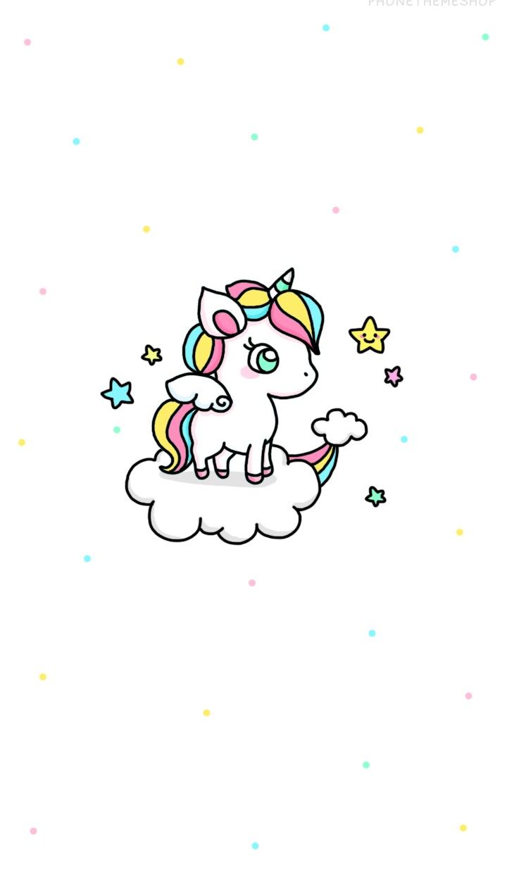 Detail Unicorn Cartoon Wallpaper Nomer 4