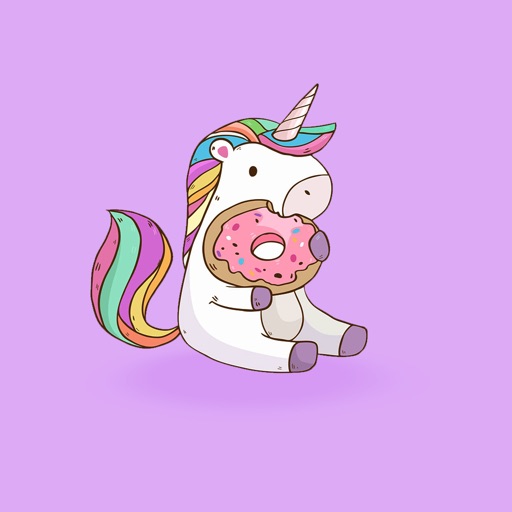 Detail Unicorn Cartoon Wallpaper Nomer 41