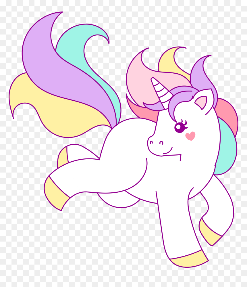 Detail Unicorn Clipart No Background Nomer 9