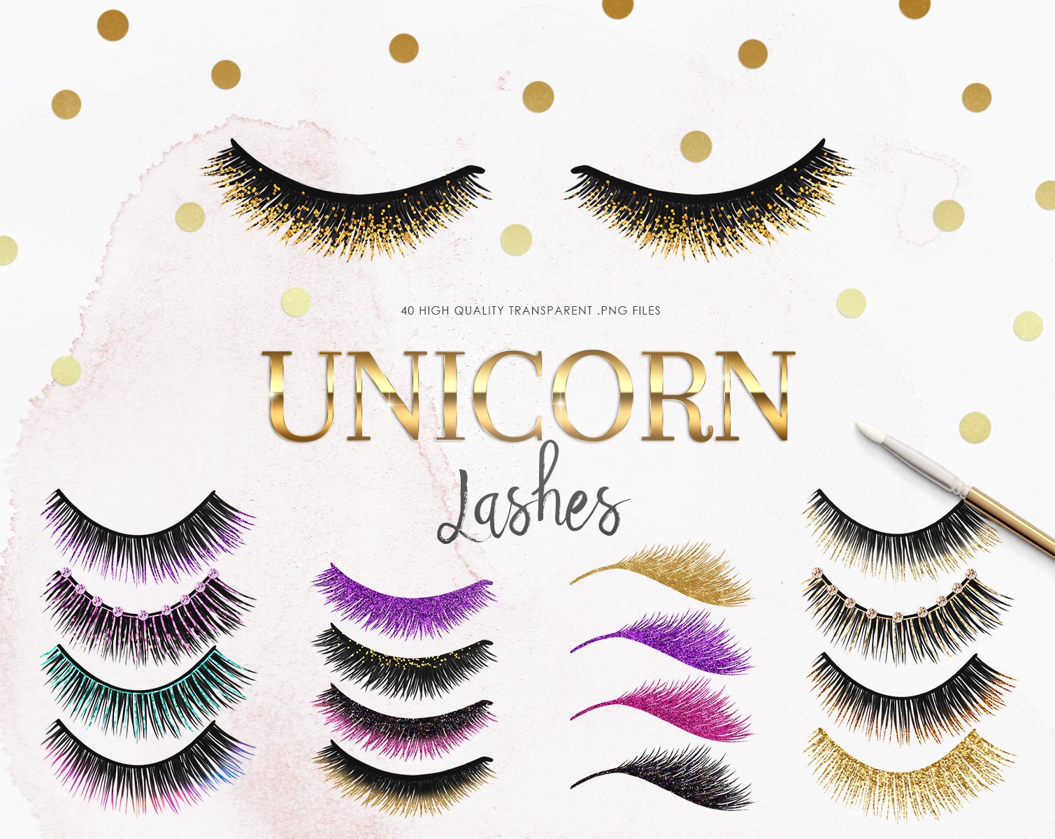 Detail Unicorn Eyelashes Png Nomer 19