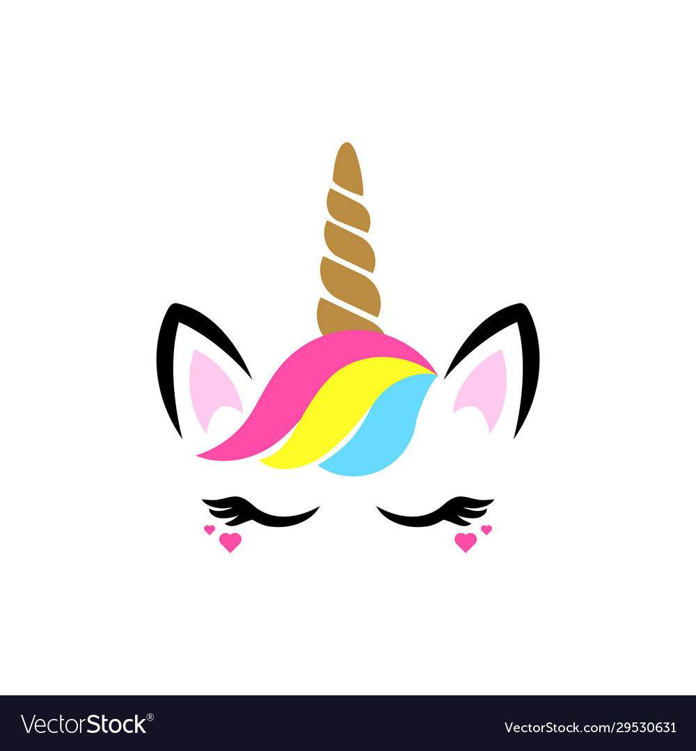 Detail Unicorn Face Clipart Free Nomer 2