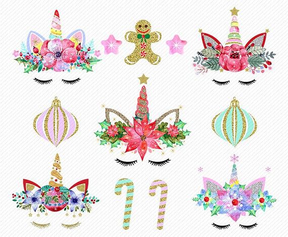 Detail Unicorn Flower Crown Clipart Nomer 44