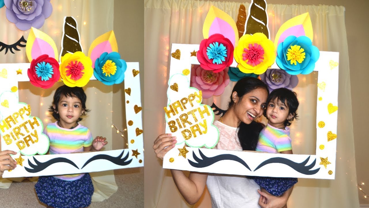 Detail Unicorn Photo Booth Frame Nomer 35