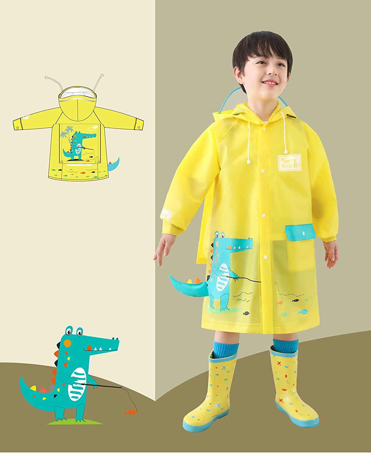 Detail Unicorn Raincoat And Umbrella Nomer 13