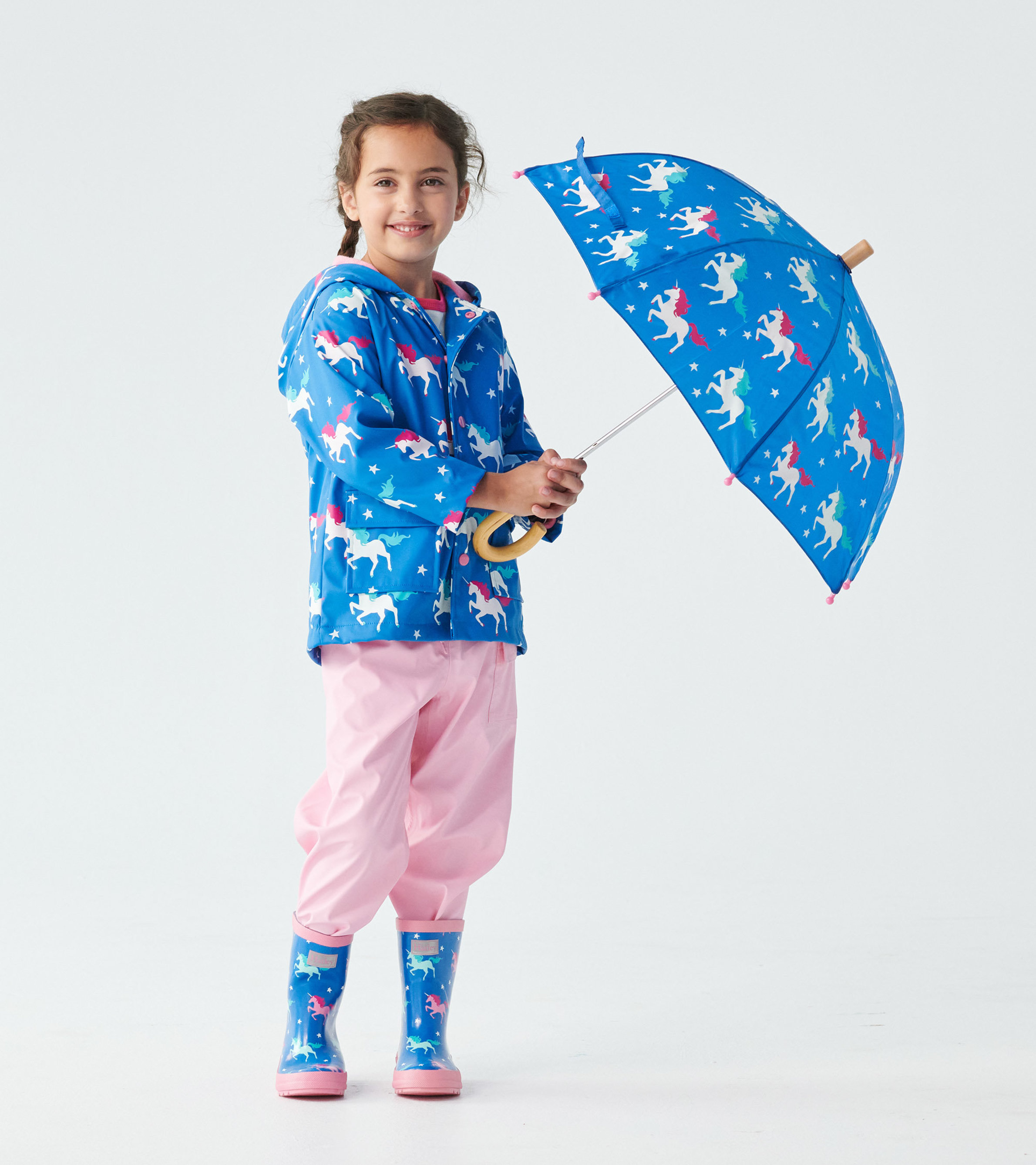 Detail Unicorn Raincoat And Umbrella Nomer 38