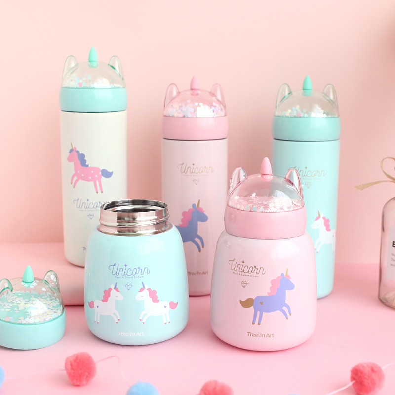 Detail Unicorn Thermos Water Bottle Nomer 31