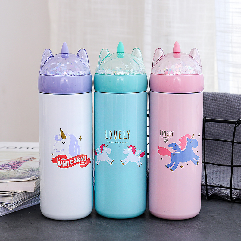 Detail Unicorn Thermos Water Bottle Nomer 33