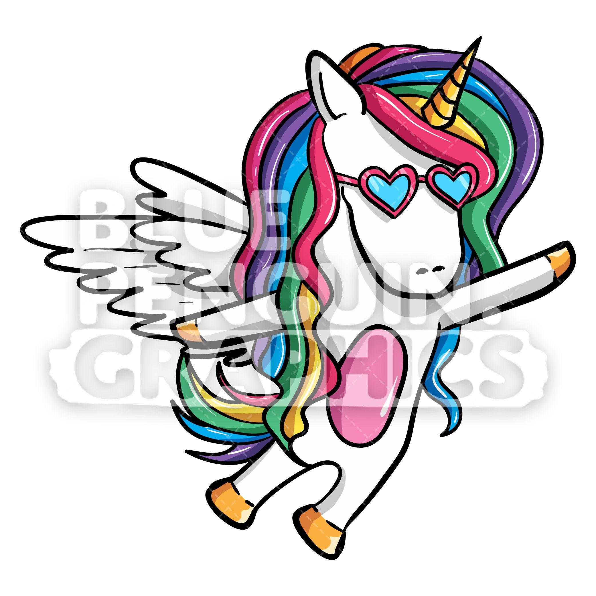 Detail Unicorn With Wings Clipart Nomer 32