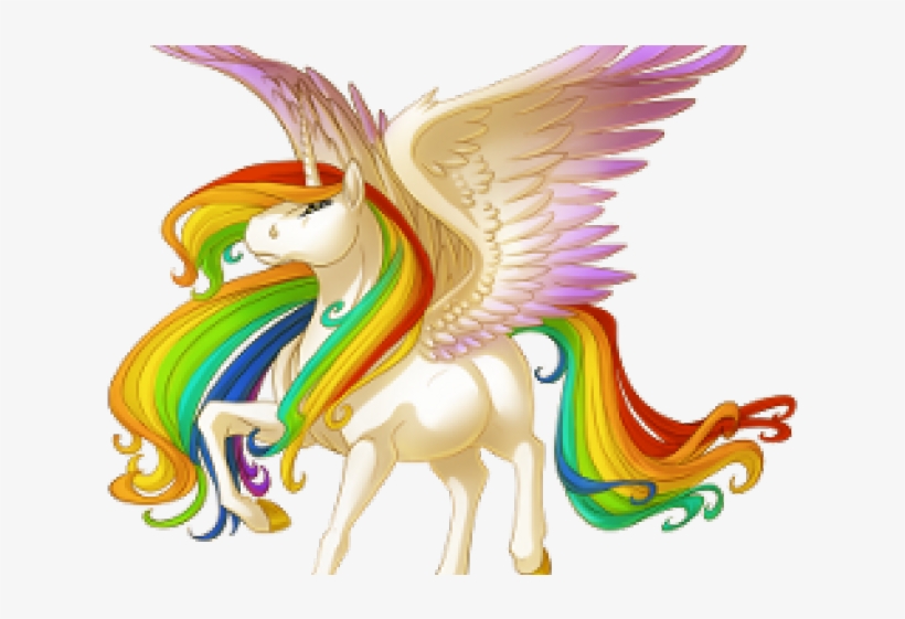 Detail Unicorn With Wings Clipart Nomer 37