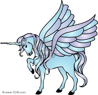 Detail Unicorn With Wings Clipart Nomer 55