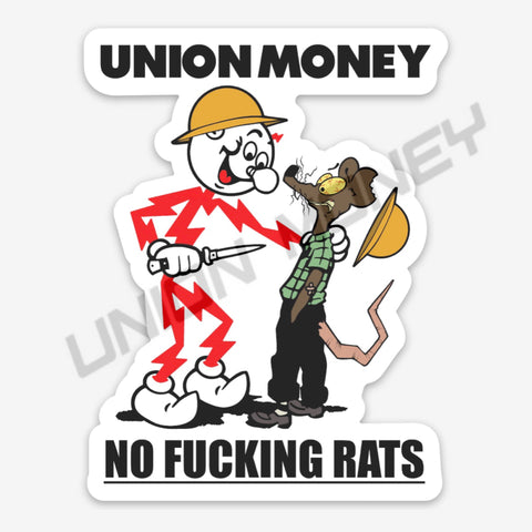 Detail Union No Rat Stickers Nomer 54